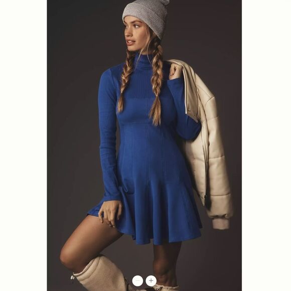 Daily Practice by Anthropologie Long-Sleeve Flouncy Mini Dress - Picture 1 of 4